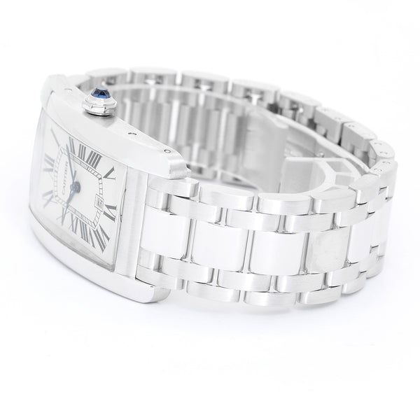 Cartier Tank Americaine 18K White Gold W26055L1