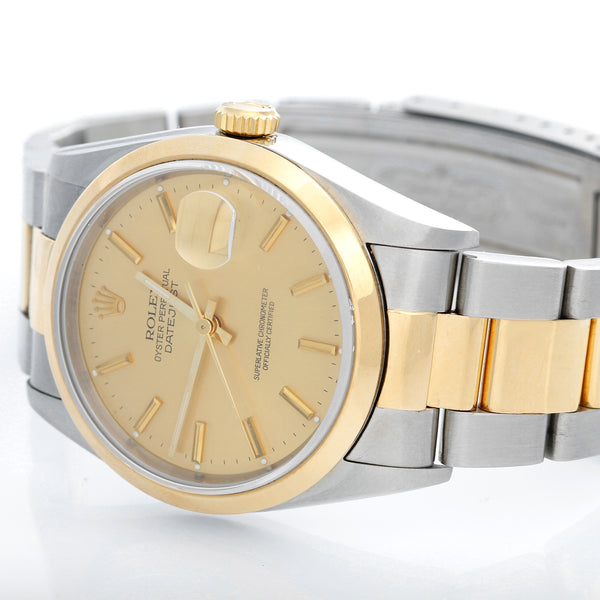 Men's Rolex Datejust Watch 16203 Champagne Dial