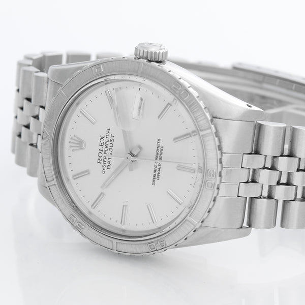 Rolex Turnograph Men's Steel Watch with Thunderbird Bezel 16264