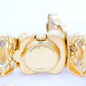 Vacheron Constantin Round Brilliant Diamonds and Sapphire Watch