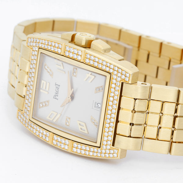 Piaget 18K Yellow Gold and Diamond Set Watch