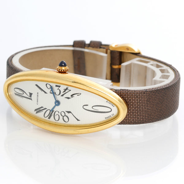 Cartier Baignoire 18K Yellow Gold Watch Ref 2605
