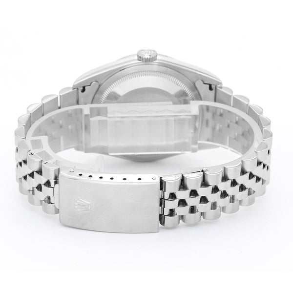 Rolex Datejust Men's Stainless Steel Watch 16234 White Dial