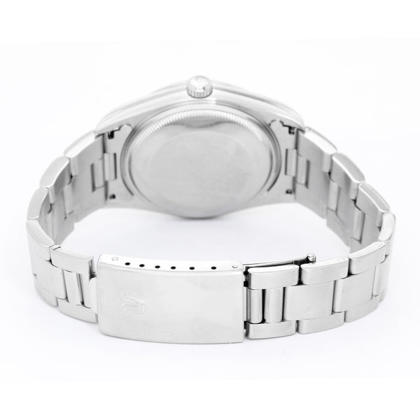 Rolex Air-King Men's Stainless Steel Watch Blue Dial 14000