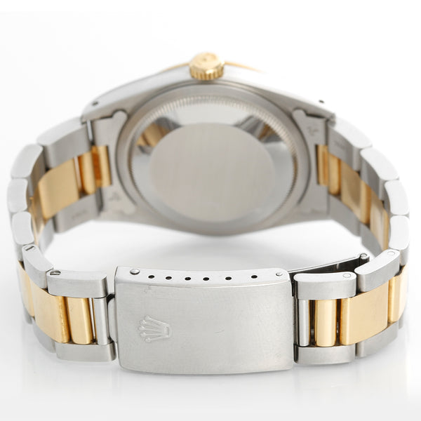 Rolex Datejust Men's 2-Tone Steel & Gold Watch Champagne Dial 16203