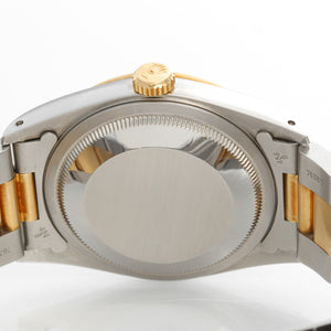 Rolex Datejust Men's 2-Tone Steel & Gold Watch Champagne Dial 16203