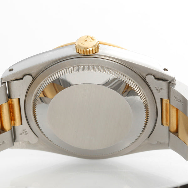 Rolex Datejust Men's 2-Tone Steel & Gold Watch Champagne Dial 16203