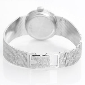 Accutron Bulova 14K White Gold Watch