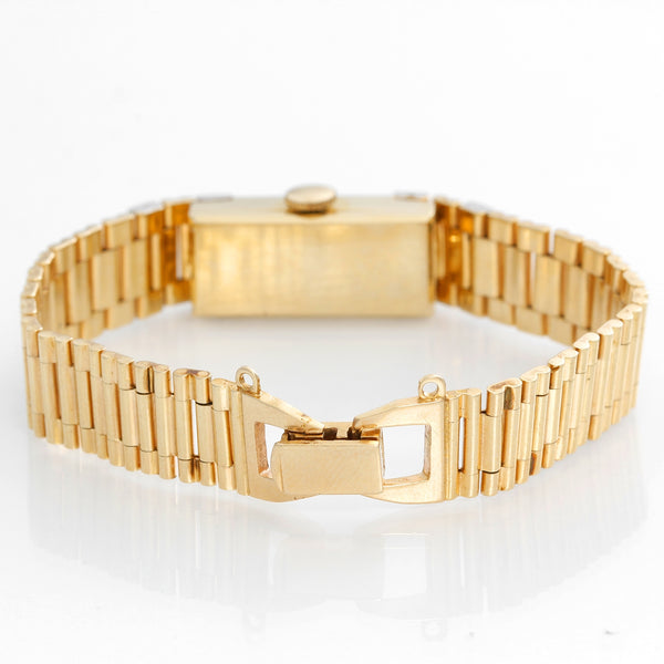 Baume & Mercier Vintage Ladies 14k Yellow Gold & Diamond Watch