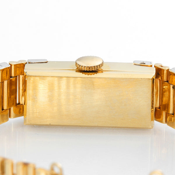 Baume & Mercier Vintage Ladies 14k Yellow Gold & Diamond Watch