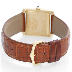 Cartier Tank Francaise 18k Yellow Gold Men's Automatic Watch W5000156 1840