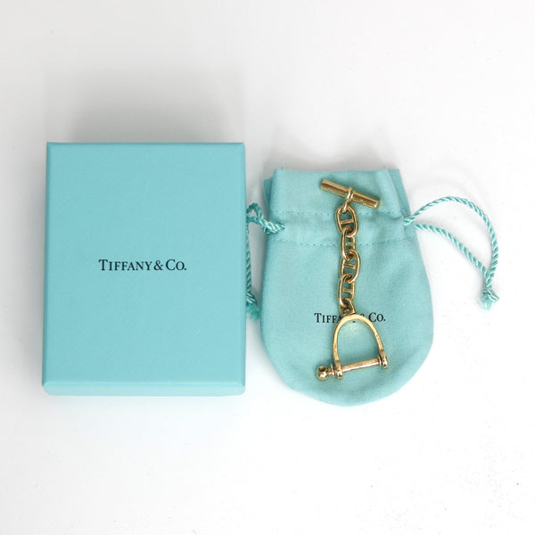 Tiffany & Co 18K Yellow Gold Key Chain