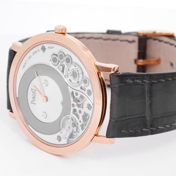 Piaget Skeleton Altiplano 18K Rose Gold Watch