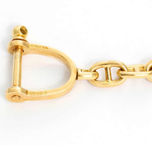 Tiffany & Co 18K Yellow Gold Key Chain