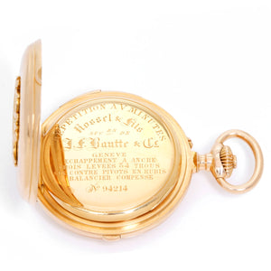 Russel & Fils Retailed by J. F. Bautte & Co. Pocket Watch