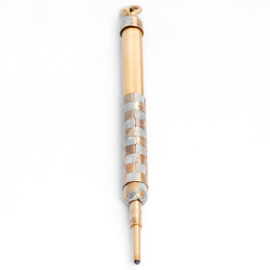 14K 2-Tone Art Deco Retractable Pencil