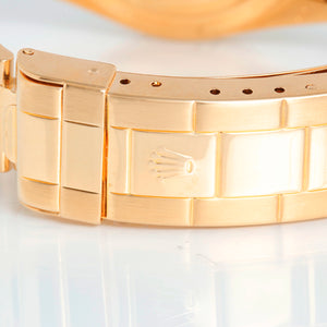 Collectible Rolex Submariner 18k Gold Men's Watch 16618 Blue Dial