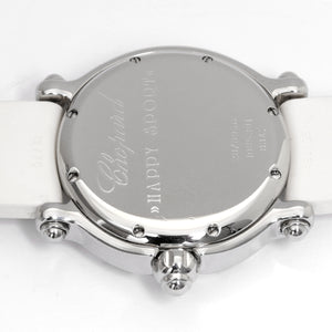 Chopard Happy Sport Snowflake Stainless Steel and White Gold Watch 28/8946