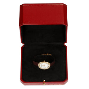 Cartier Baignoire 18K Yellow Gold  Pave Diamond Watch