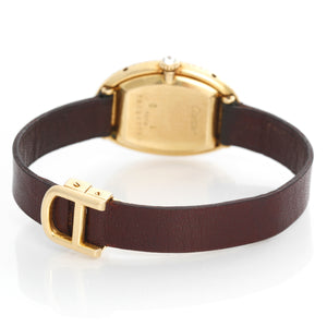 Cartier Baignoire 18K Yellow Gold  Pave Diamond Watch