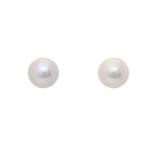 Freshwater Pearl Studs 13.22 mm