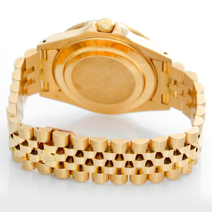 Rolex GMT - Master II 18K Yellow Gold Watch 16718 Black Dial