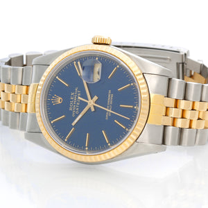 Rolex Datejust Men's 2-Tone Steel & Gold Watch 16233