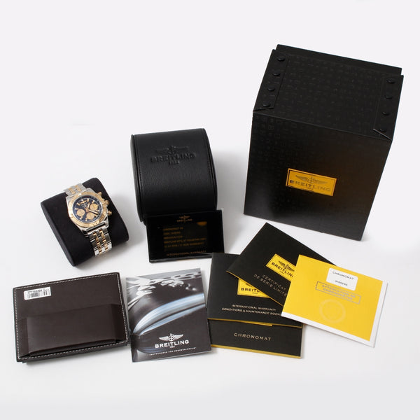 Breitling Chronomat 44 Rose Gold and Stainless Steel CB0110