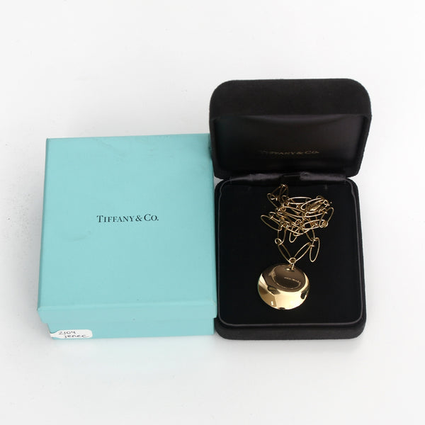 Tiffany & Co. Elsa Peretti 18K Yellow Gold Pendant Necklace