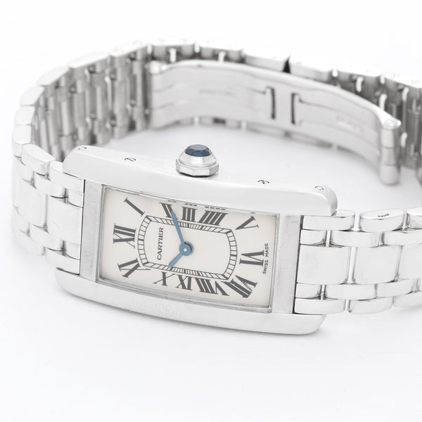 Cartier Tank Americaine (or American) Ladies WG Watch W26019L1