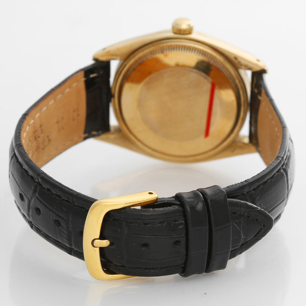 Rolex Date Men's 14k Yellow Gold Watch 1503