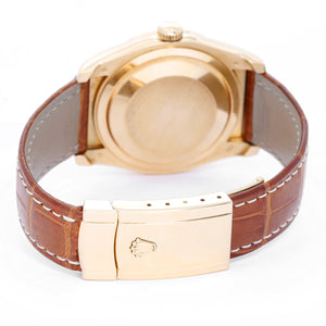 Rolex Datejust 18k Yellow Gold Diamonds Mother of Pearl Men's or Ladies Watch 116188