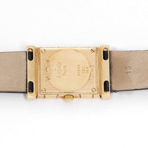 Van Cleef & Arpels Façade 18K Yellow Gold Vintage Watch