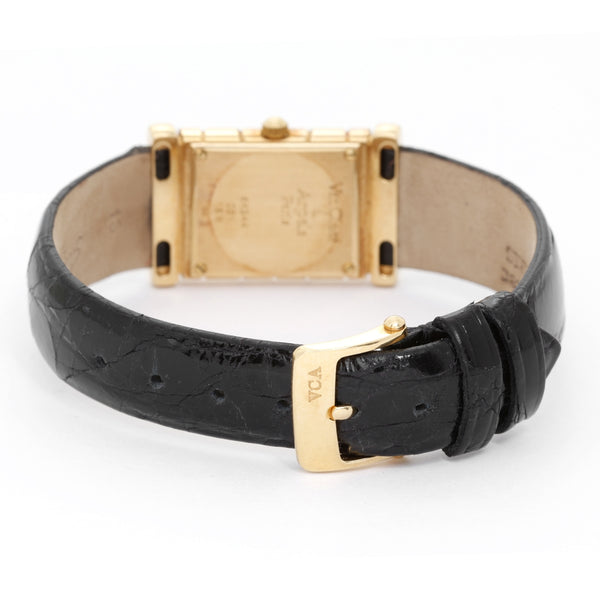 Van Cleef & Arpels Façade 18K Yellow Gold Vintage Watch