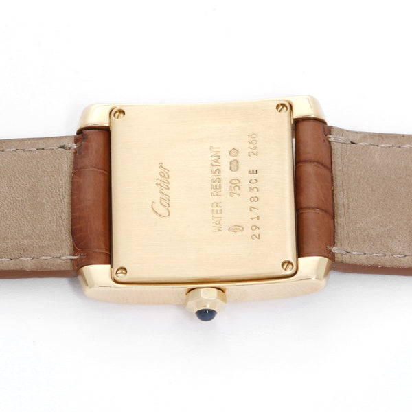 Cartier Tank Francaise Midsize 18k Yellow Gold Men's/Ladies Watch W50014N2
