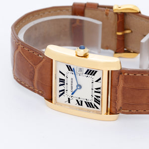 Cartier Tank Francaise Midsize 18k Yellow Gold Men's/Ladies Watch W50014N2