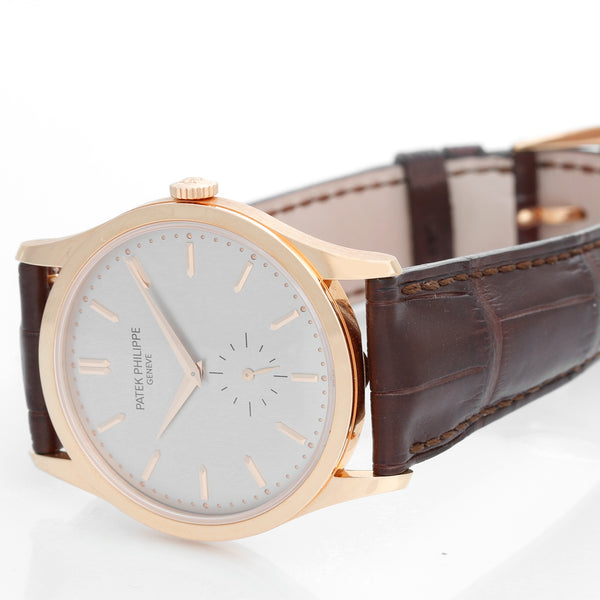 Patek Philippe Calatrava 18k Rose Gold Men's  5196 R or 5196R Watch