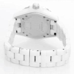 Chanel J12 White Ceramic  33mm  Diamond Watch H0967