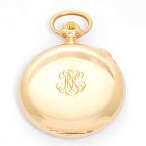 Breguet 18K Yellow Gold Split Second Chronograph Pocket Watch