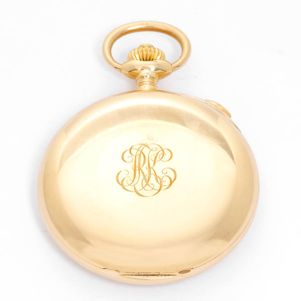 Breguet 18K Yellow Gold Split Second Chronograph Pocket Watch