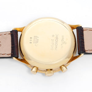 Breitling Vintage Men's 18k Yellow Gold Chronomat Wristwatch, Ref. 808