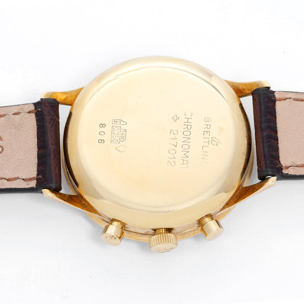 Breitling Vintage Men's 18k Yellow Gold Chronomat Wristwatch, Ref. 808