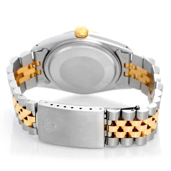 Men's Automatic Rolex Datejust Steel & Gold 2-Tone Watch 16013