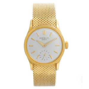 Vintage Patek Philppe & Co. for Gubelin 18K Yellow Gold Calatrava Ref 2545