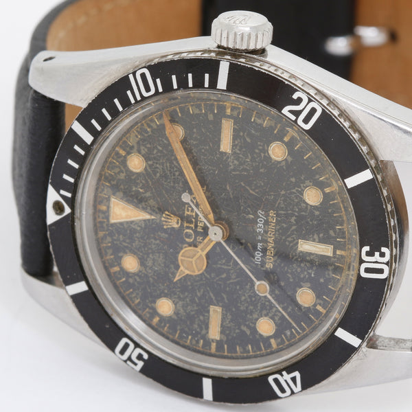 Rolex Vintage Rare Stainless Steel " James Bond " Submariner  Ref. 6536 / 1