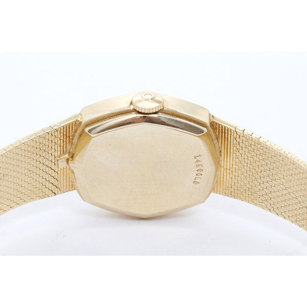 Vintage Omega 14K Yellow Gold Ladies Watch