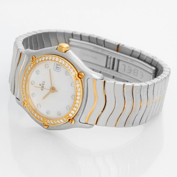 Ebel Beluga Stainless Steel & Diamond Wave Ladies Watch
