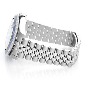 Men's Rolex GMT - Master II Stainless Steel Watch Black/Blue Bezel Batman 116710 (116710B)