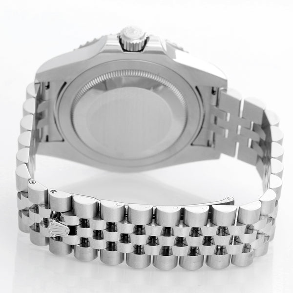 Men's Rolex GMT - Master II Stainless Steel Watch Black/Blue Bezel Batman 116710 (116710B)