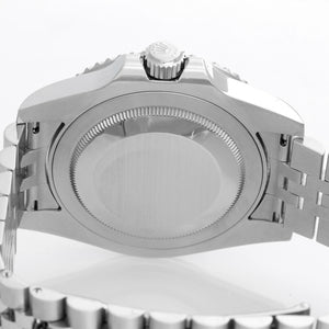 Men's Rolex GMT - Master II Stainless Steel Watch Black/Blue Bezel Batman 116710 (116710B)